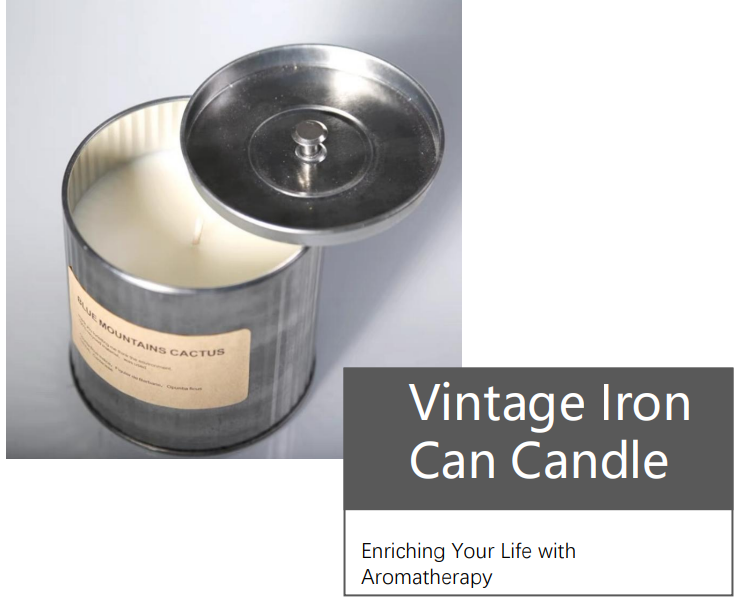 Vintage IronCan Candle