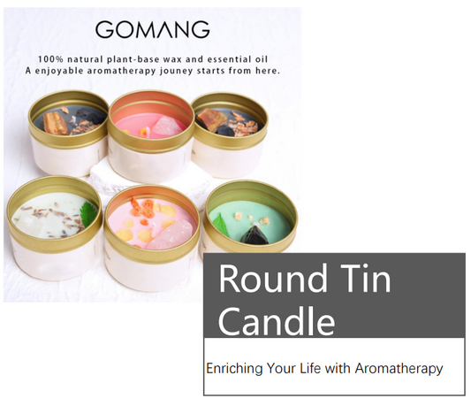 Round Tin Candle