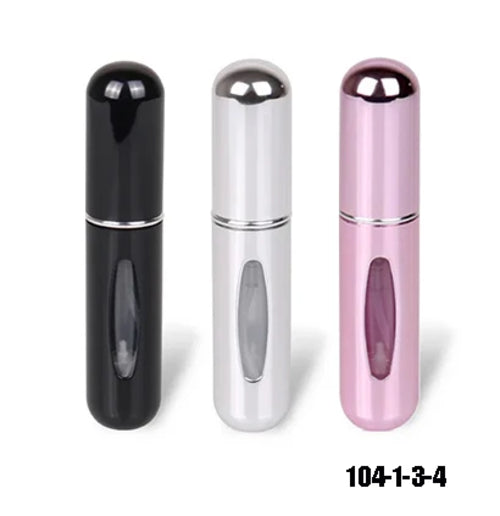 Solid Color 5ml Bottom Flush Rechargeable Perfume Bottle Sprayer Small