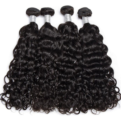 12A Water Wave Bundles Human Hair 100% Unprocessed Virgin Hair Cheap