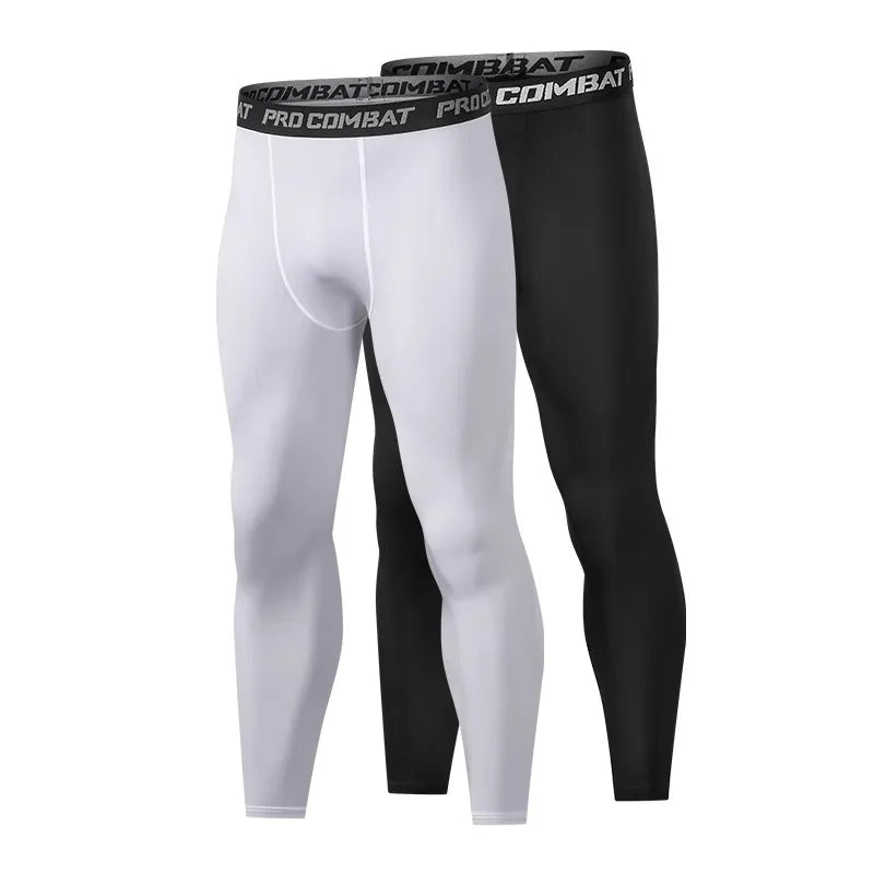 Mens Compression Pants Tights Cool Dry Leggings Sports Baselayer