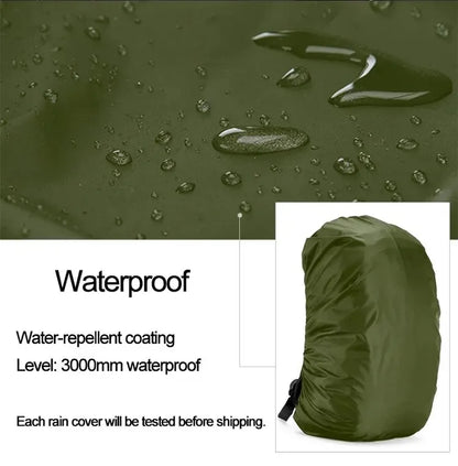 60L Waterproof Backpack Cover Dustproof Rain Cover For Backpack