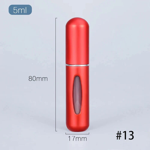 Solid Color 5ml Bottom Flush Rechargeable Perfume Bottle Sprayer Small