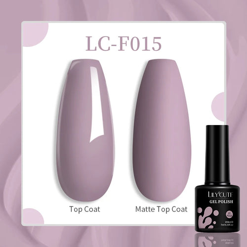 LILYCUTE 129 Colors 7ML Nail Gel Polish Nail Supplies Vernis Semi