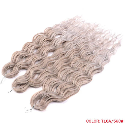 Synthetic Anna Hair Loose Deep Wave Braiding Hair Extensions 24 Inch