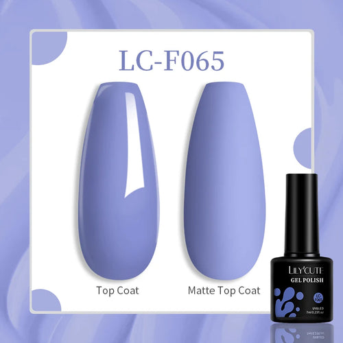 LILYCUTE 129 Colors 7ML Nail Gel Polish Nail Supplies Vernis Semi