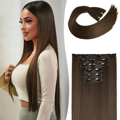 Clip In Hair Extensions Hair Extensions Thick Long Lace Weft