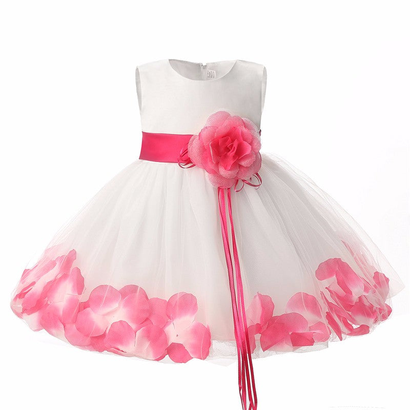 Summer Floral Baby Dress For Wedding Party