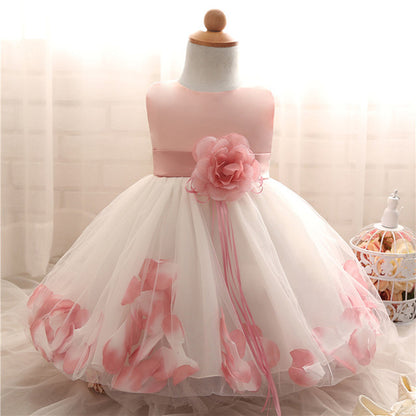 Summer Floral Baby Dress For Wedding Party