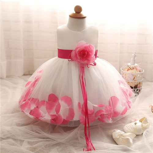 Summer Floral Baby Dress For Wedding Party