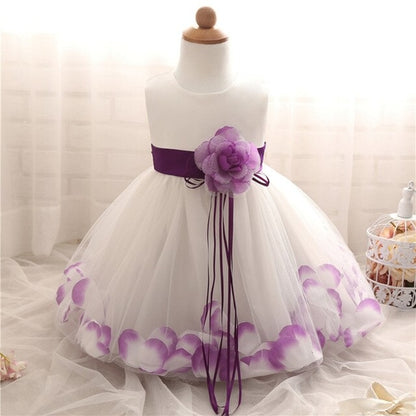 Summer Floral Baby Dress For Wedding Party