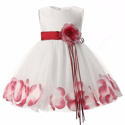 Summer Floral Baby Dress For Wedding Party