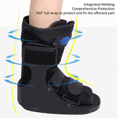 Tall Orthopedic Walking Boot Ankle Fracture Fixation Brace With Gas