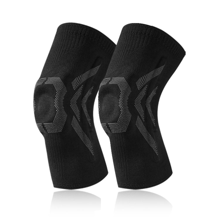 1pair Sports Knee Brace Meniscus Injury Silicone Knee Joint Protective