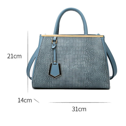 Women Stone Pattern Patchwork Handbag Shoulder Bag Crossbody