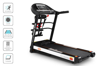 Everfit Electric Treadmill 450mm 18kmh 3.5HP Auto Incline Home Gym Run