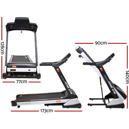 Everfit Electric Treadmill 48cm Incline Running Home Gym Fitness