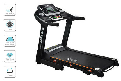 Everfit Electric Treadmill 420mm 18kmh Home Gym Exercise Machine