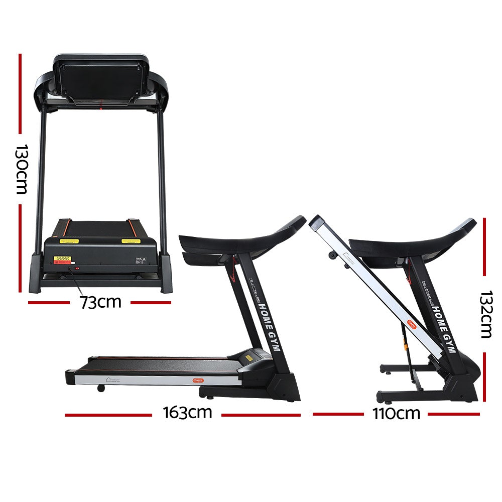 Everfit Electric Treadmill 45cm Incline Running Home Gym Fitness