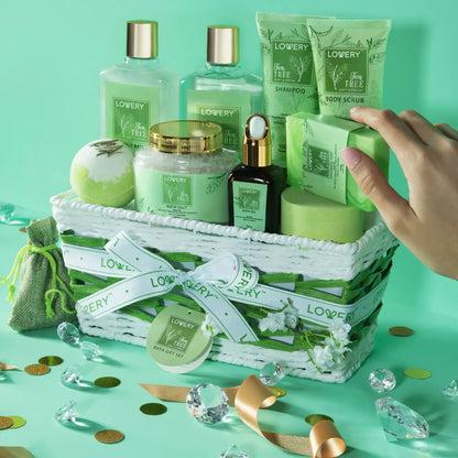 Wholesale Tea Tree Bath & Body Set - Luxury Aromatherapy Home Spa Set