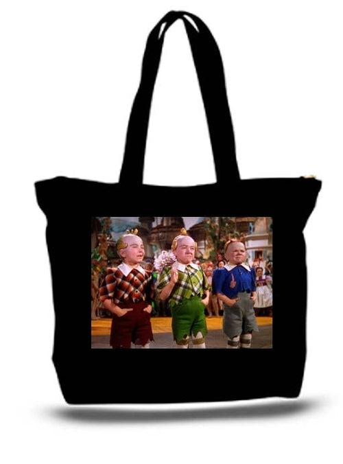 Wizard-Of-Oz Lollipop Kids Large Tote New Zipper Bag