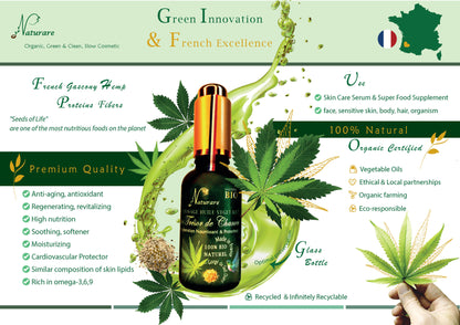 Organic Hemp Treasure Elixir Vegetable Oil Serum, Food Supplement