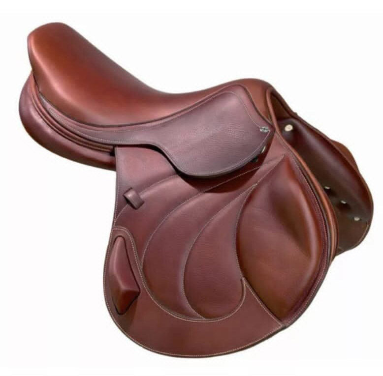 Premium Leather Jumping English Riding Horse Saddle Size 16.5" Inch