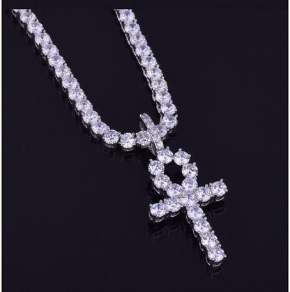 HOLYGRAIL 3MM Tennis CZ Ankh Cross Bundle | 9603