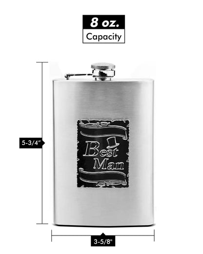 Wedding Flasks for Best Man