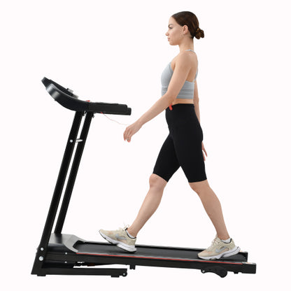 Electric treadmill with MP3 and cylinder fold type