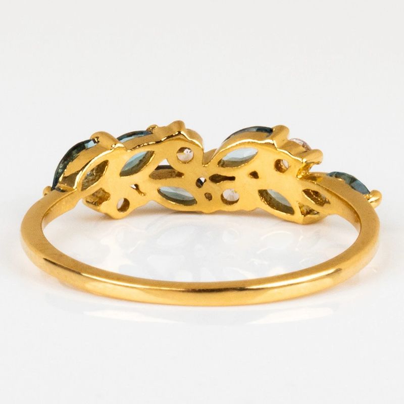 Huitan New Luxury Gold Color Women's Rings for Wedding Accessories