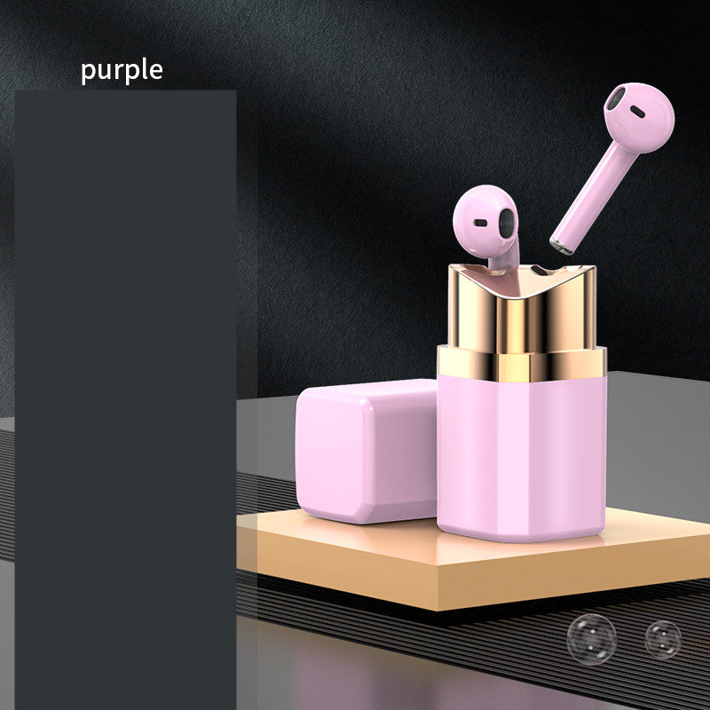 Fashion Individual Earphone Lipstick In-ear Noise Reduction