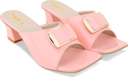 Women Pink Heels Sandal