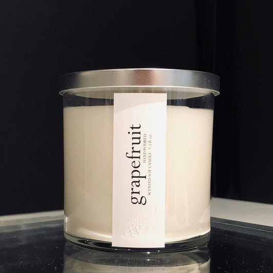 grapefruit scented candle