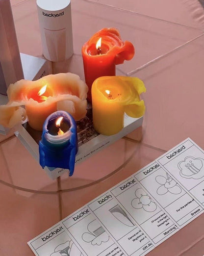 Luxury Blooming Pillar Scented Candles