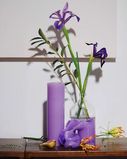 Luxury Blooming Pillar Scented Candles