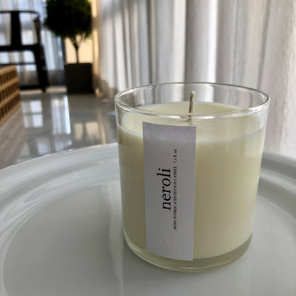 neroli scented candle