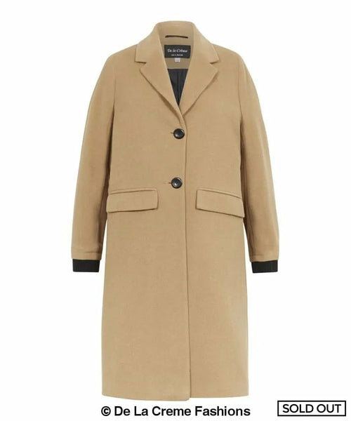 (PRE-ORDER) Womens Wool Blend Winter Warm Knee Length Coat