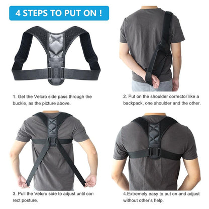 Unisex Adjustable Back Posture Corrector