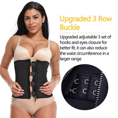 Women Waist Trainer Corset Slimming Body Shaper Trimmer Belt Latex