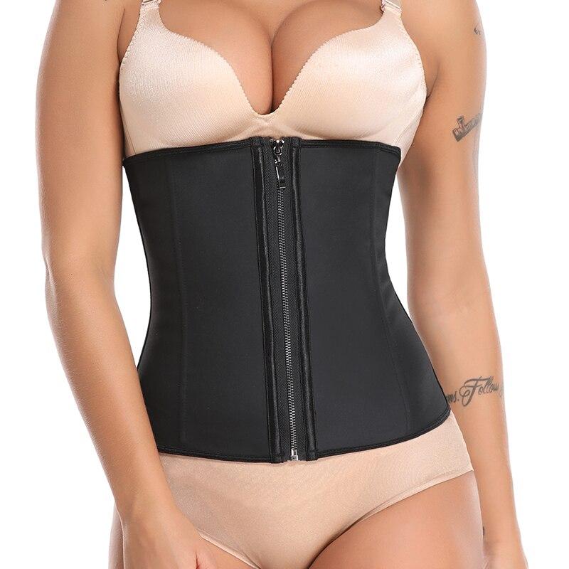 Women Waist Trainer Corset Slimming Body Shaper Trimmer Belt Latex