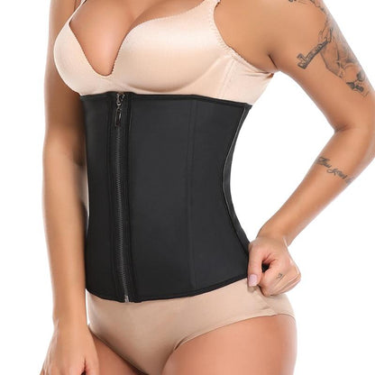 Women Waist Trainer Corset Slimming Body Shaper Trimmer Belt Latex