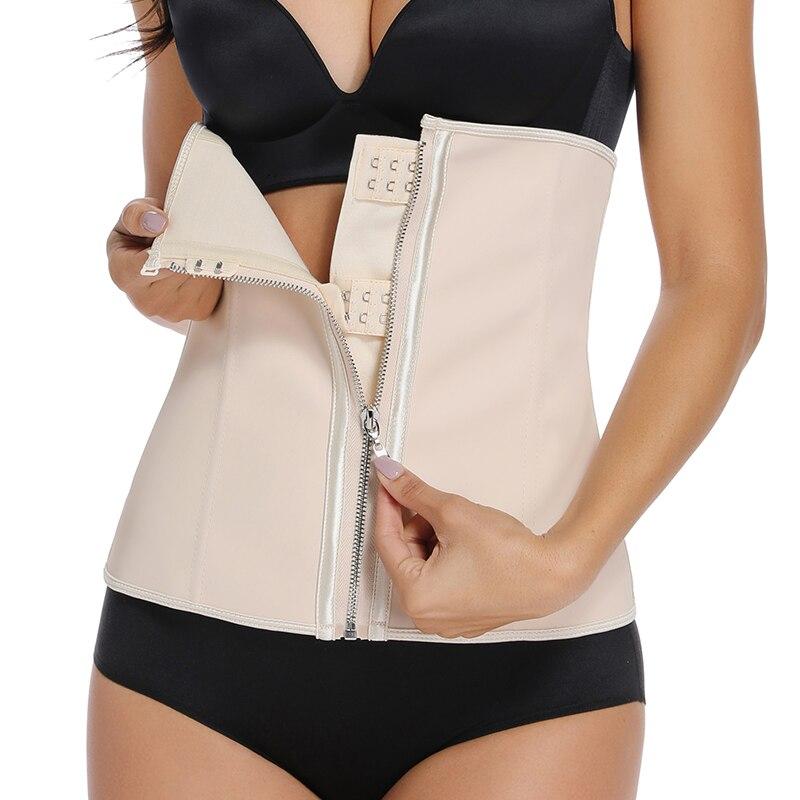 Women Waist Trainer Corset Slimming Body Shaper Trimmer Belt Latex