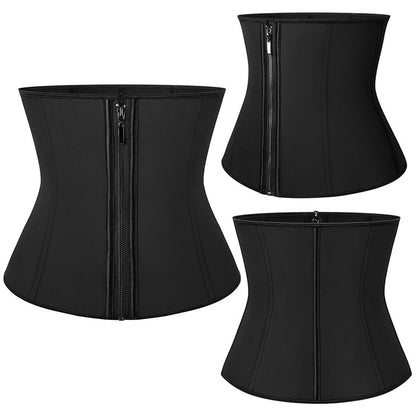 Women Waist Trainer Corset Slimming Body Shaper Trimmer Belt Latex