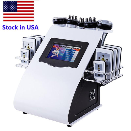 Stock in US New Promotion 6 In 1 Ultrasonic Cavitation Vacuum Radio