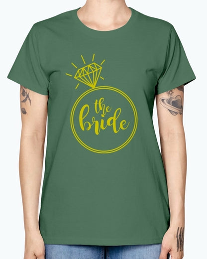 The Bride( inside diamond ring) - Bridal and Wedding-  Missy T-Shirt