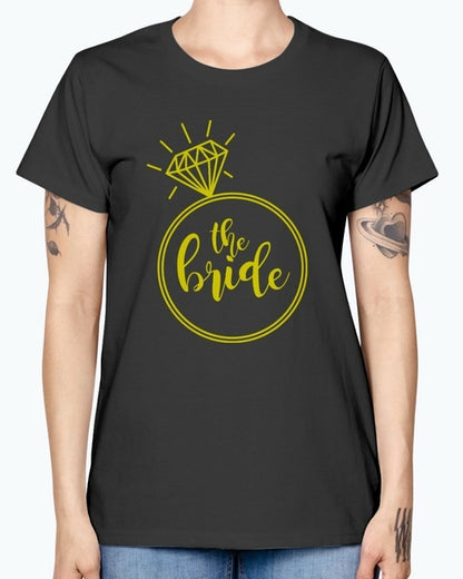 The Bride( inside diamond ring) - Bridal and Wedding-  Missy T-Shirt