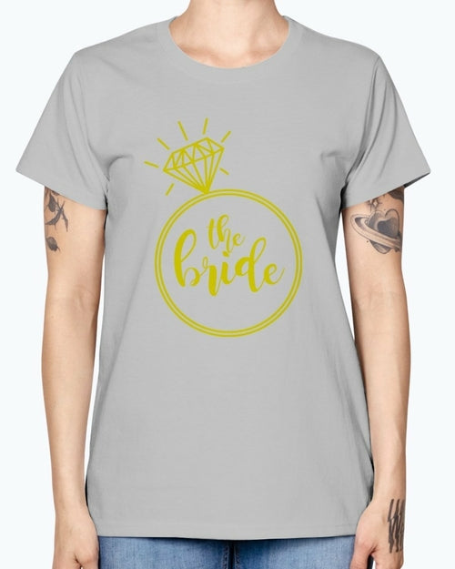 The Bride( inside diamond ring) - Bridal and Wedding-  Missy T-Shirt