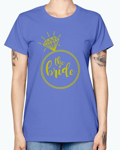 The Bride( inside diamond ring) - Bridal and Wedding-  Missy T-Shirt