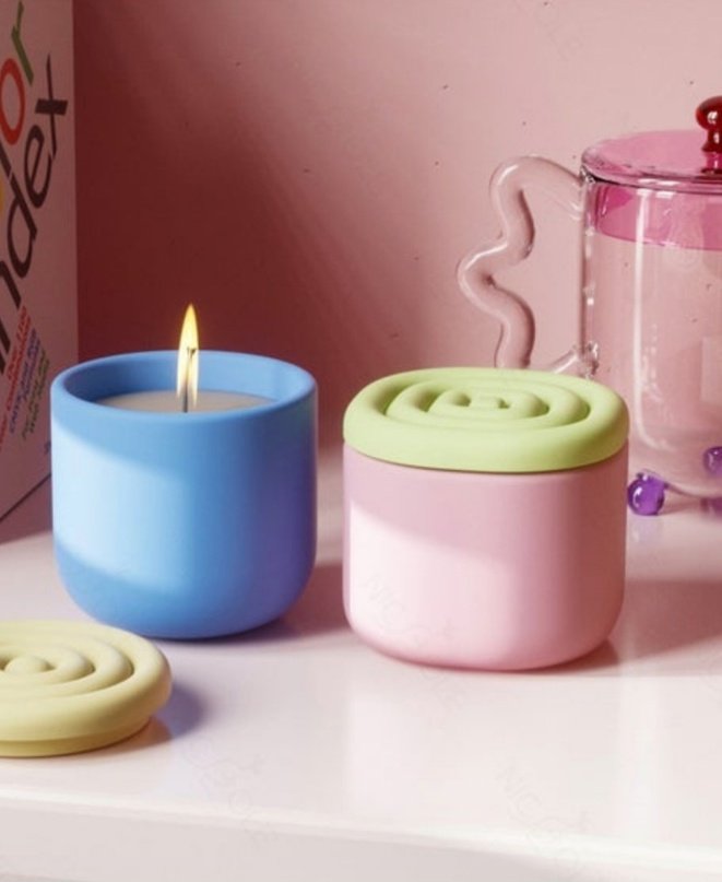 Ceramics Scented Candle with Lid